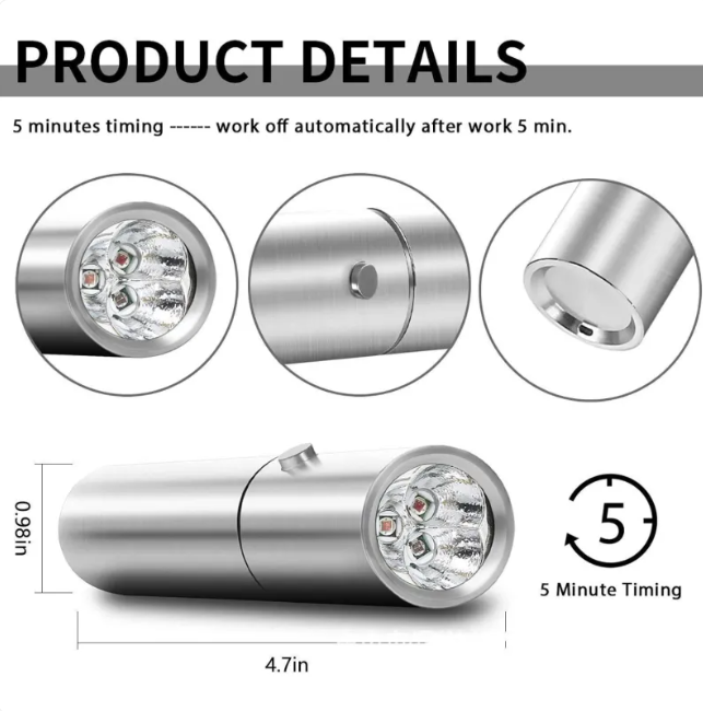 Portable Red Light Physiotherapy Pen