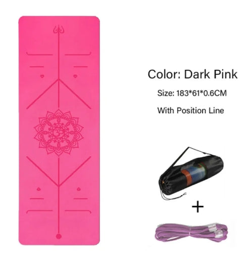 Non-Slip Yoga Mat Set