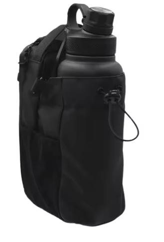 Large Capacity Magnetic Fitness Water Bottle Bag (One)