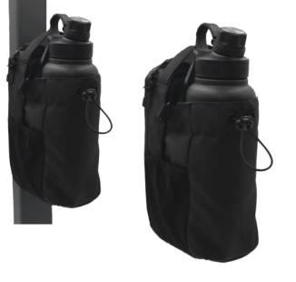 Large Capacity Magnetic Fitness Water Bottle Bag (One)