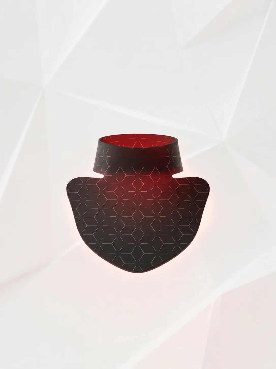 red light mask extra part for neck and chest treatment